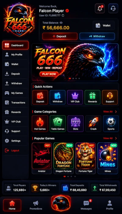 falcon666 game dashboard image