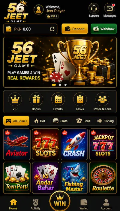 56 jeet game dashboard image