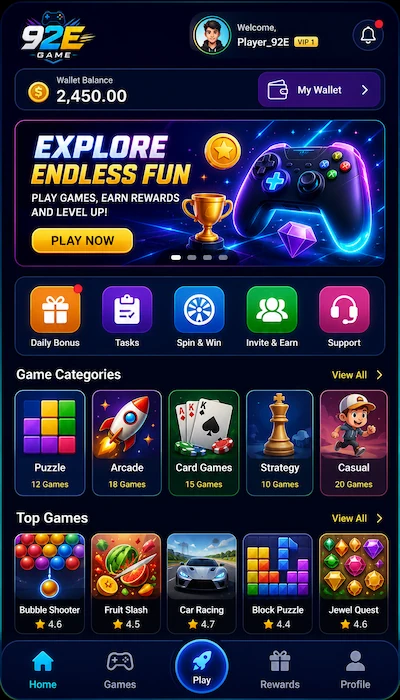 92E game dashboard image