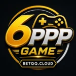 6PPP Game APK logo with gold and silver 6PPP lettering and game controller icon